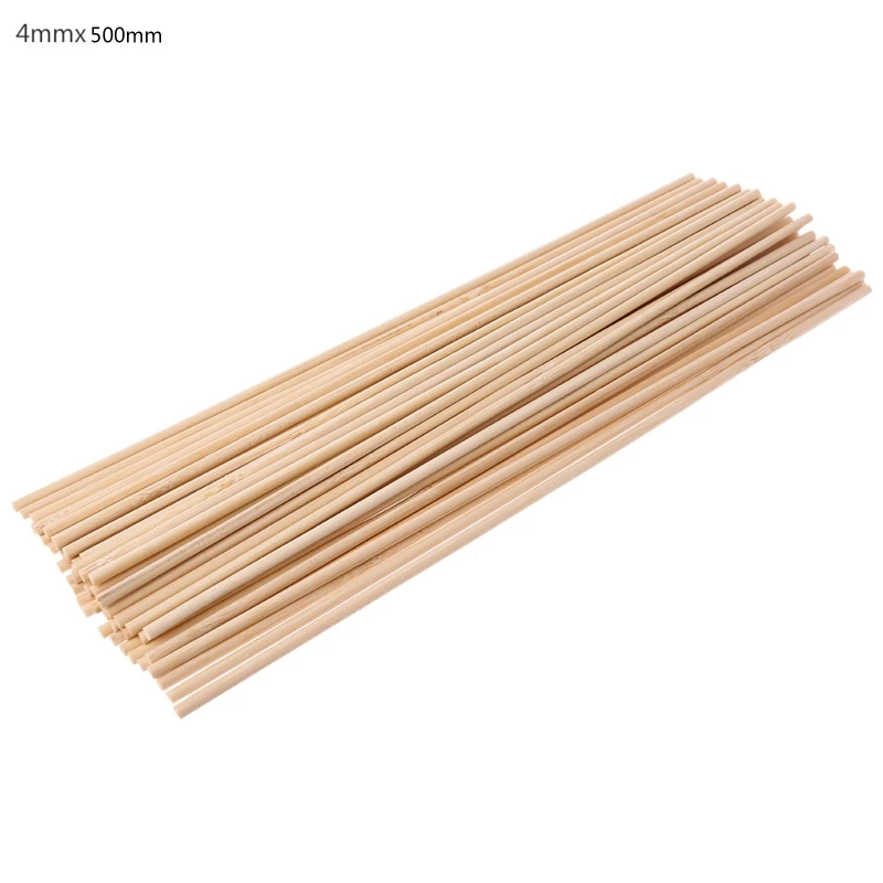 

50 Pieces Bamboo Sticks Garden Plant Support Stake Wood Plant Stakes Wooden Sign Sticks for Plants Flower Garden Natural