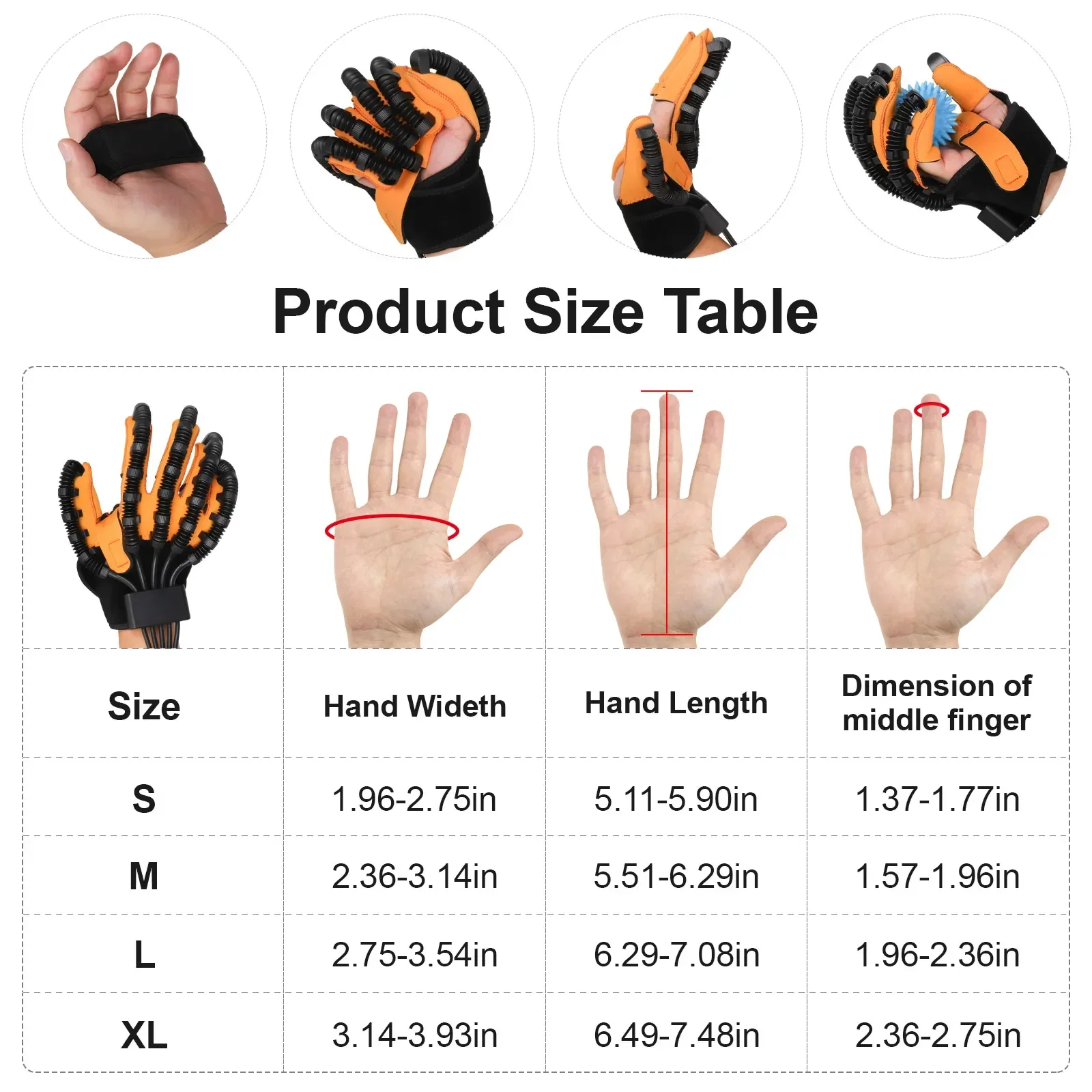 手指のトレーニンググローブ,片麻痺,手のためのトレーニング