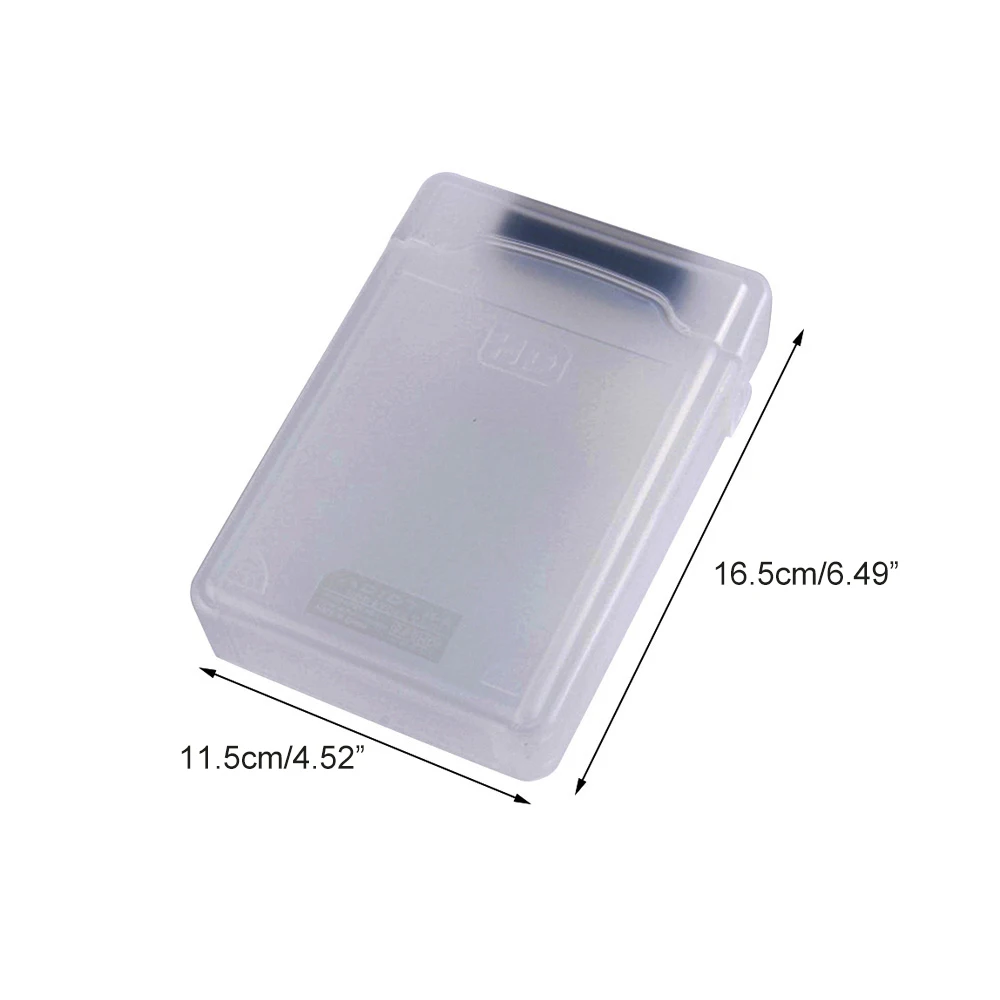 HDD Protection Box Hard Disk Case Portable Storage Box 3.5 Inch HDD enclosure external hard drive housing hard disk