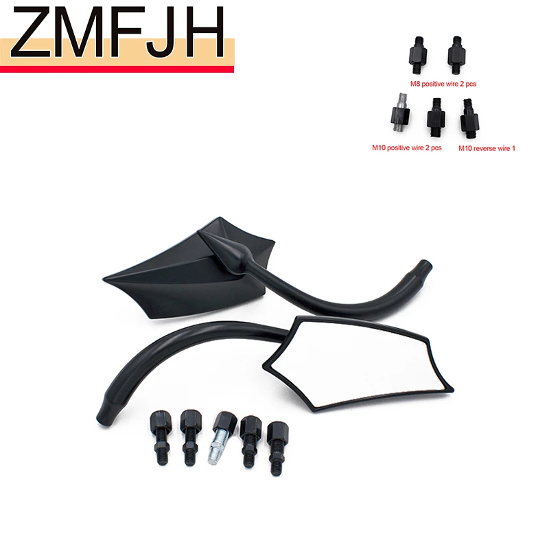 

Motorcycle Mirrors Blue Anti-glare High Quality Chrome Motorcycle Handlebar End Mirror Handle Mirror Motorcycle Accessories