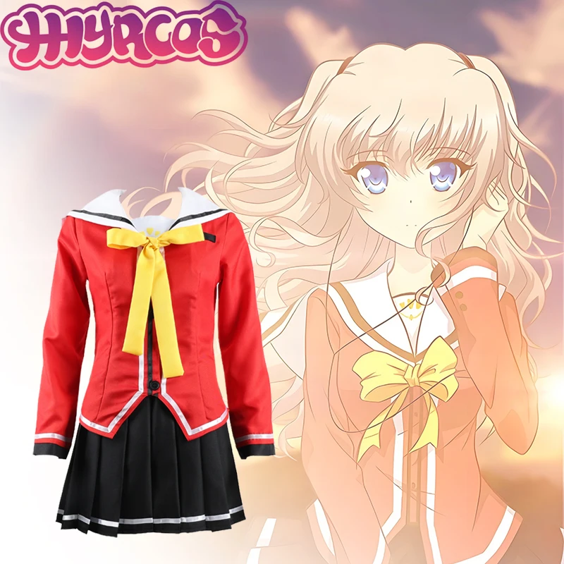 Женский костюм для косплея из аниме «Шарлотта Тури Nao»