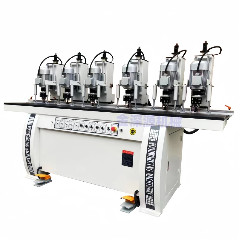 Woodworking door panels 3-in-1 dust-free hinge drilling machine vertical and horizontal drilling, hinge opening machine