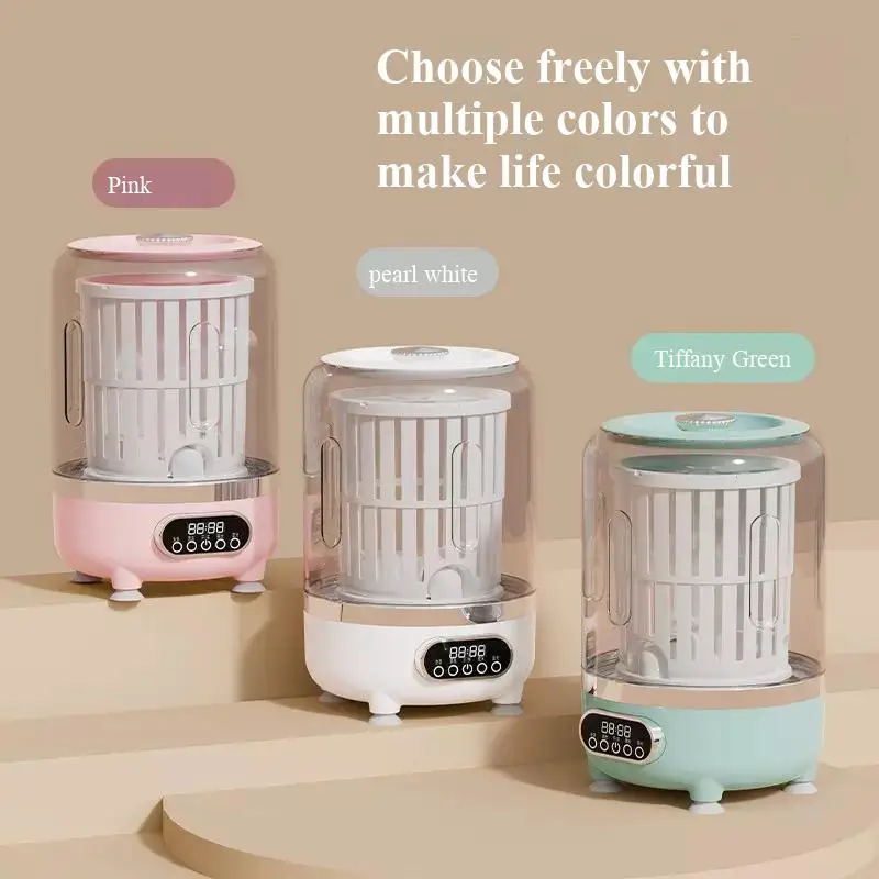 Mini turbo washing machine 3L fully automatic small USB charging portable sock and underwear specific washing machine. 4