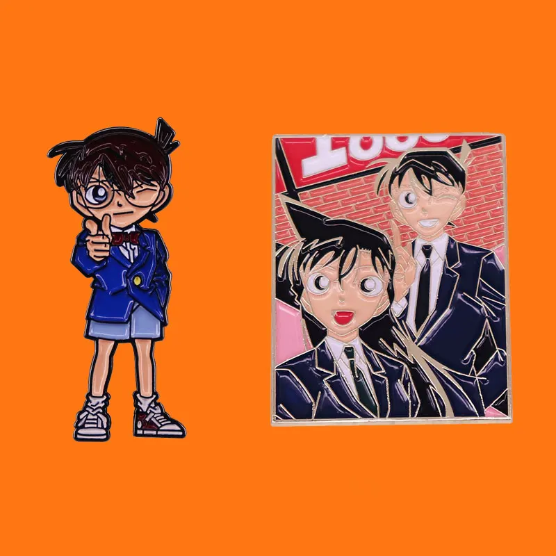 Anime Detective Conan Decorate Badges Send Friend Fans Boutique Medal
