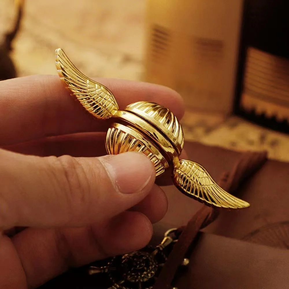 

Metal EDC Snitch Handheld Fidget spinner for adult children Stress relief toys Desktop toys Holiday gifts
