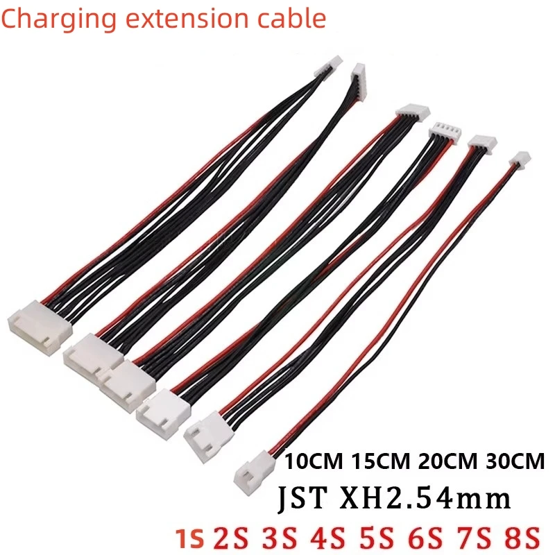 Connecteur XT60 du câble équilibreur LiPo 6S 7Wire 20cm pour chargeur RC, détail des soudures.