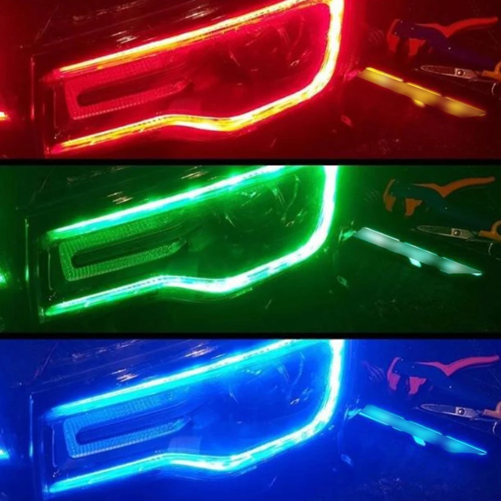 Jeep Grand Cherokee 2014-2021 DRL RGB LED 주간 주행 등 LED 보드 라이트 터닝 DRL 모듈 LED 보드 OEM 교체
