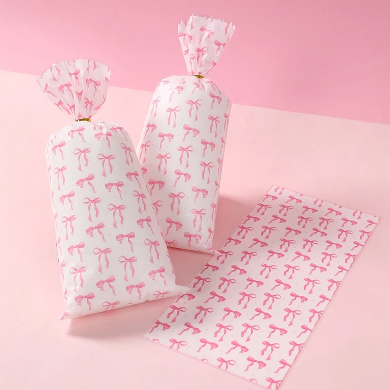 Rosa Schleife Thema Geburtstag Party Supplies Einwegteller Tassen Serviettenschleife Party Dekor Babyparty Mädchen Rosa Schleife Partyzubehör – Detail 39