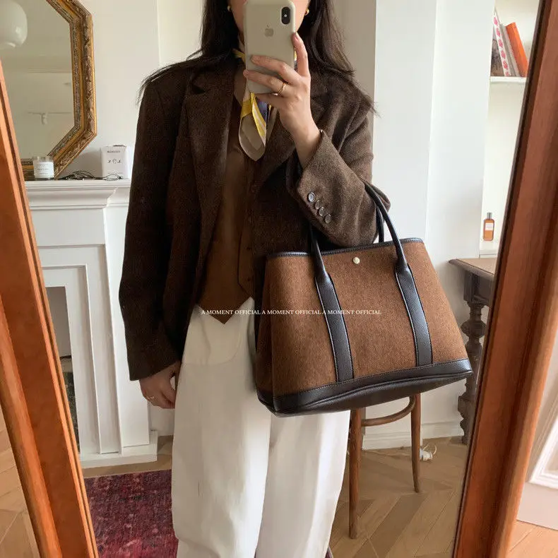 JIAERDI Retro Weave Tote Bag Women Holiday Straw Weaving Luxury Designer Bag Ladies Vintage Travel Shoulder Handbag 2025 New