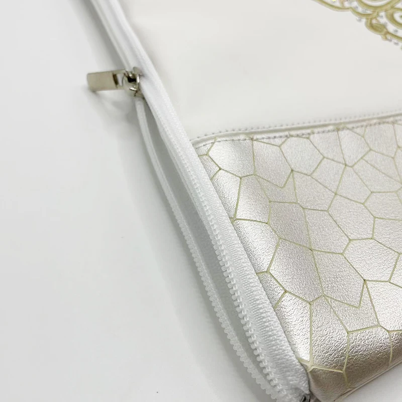 Tallit Bag For Judaica Prayer Shawl Embroidered with Rhinestone Design Faux Leather Men's Talit Handbag Giftware 4