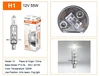 OSRAM Original H1 H4 H3 H7 12V 55W 80W 100W Yellow Light Standard Lamp Car Halogen 3200K Headlight Fog Lamp Bulb OEM Quality 10p 3