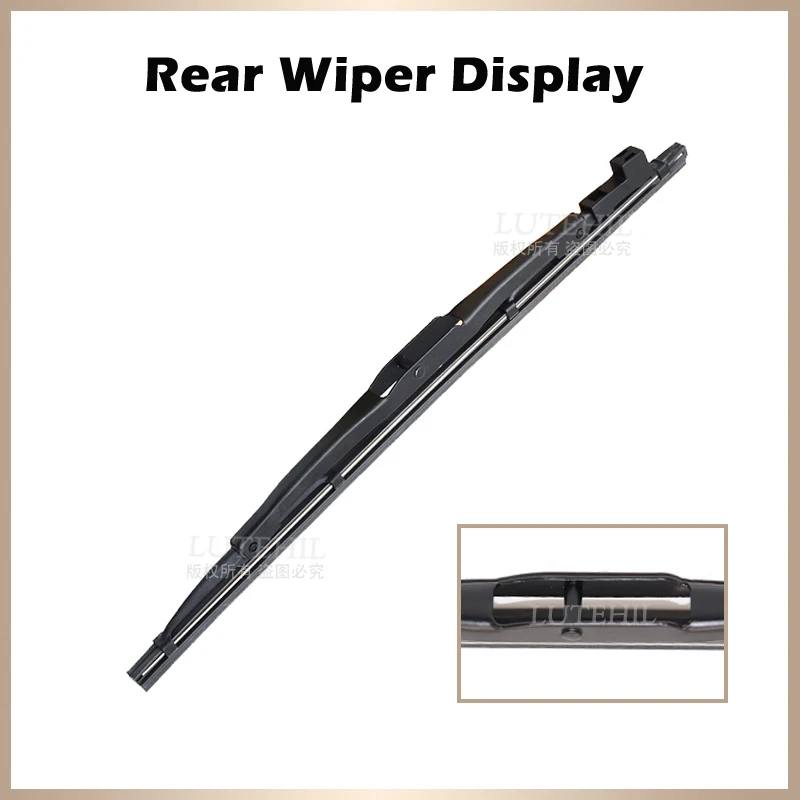 Wiper 12" Rear Wiper Blade & Arm Set Kit Fit For BMW 3 Series Touring E46 1998-2006 1999 2000 Windshield Windscreen Rear Window 4