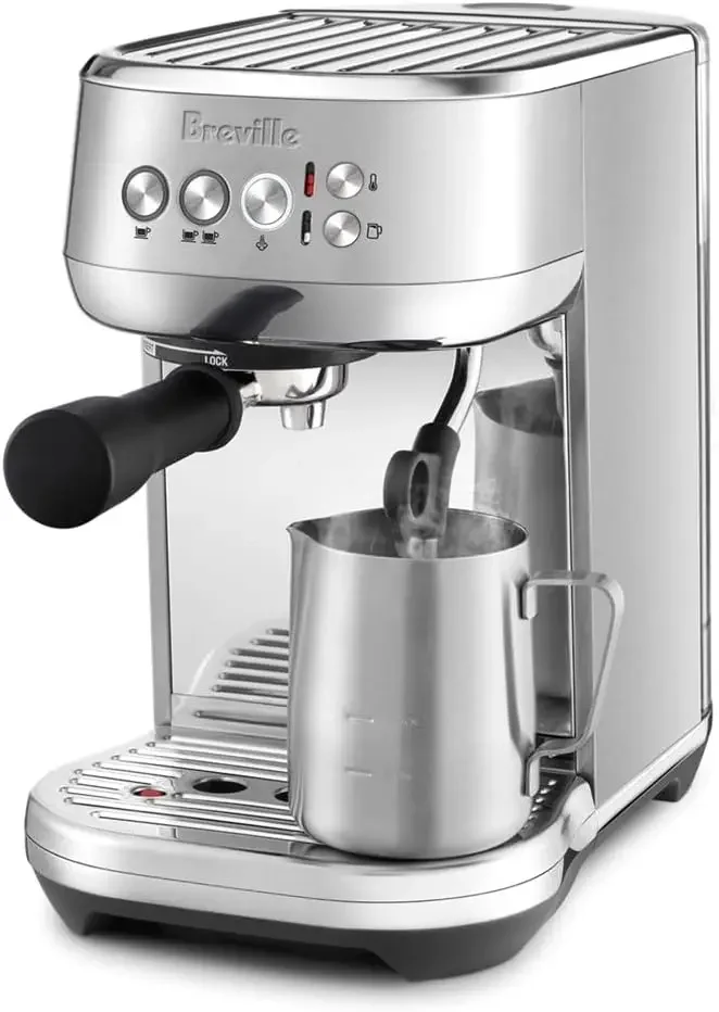 Espresso Machine with Auto Milk Frother, Espresso Maker with Seconds Heat Up, Cappuccino & Latte Machine for Home