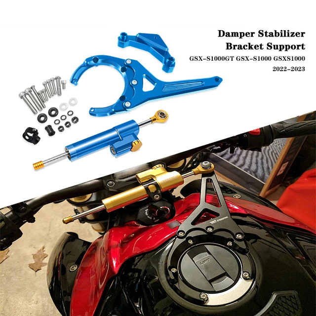 に適合する GSX-S1000GX CNCステアリングダンパースタビライザー