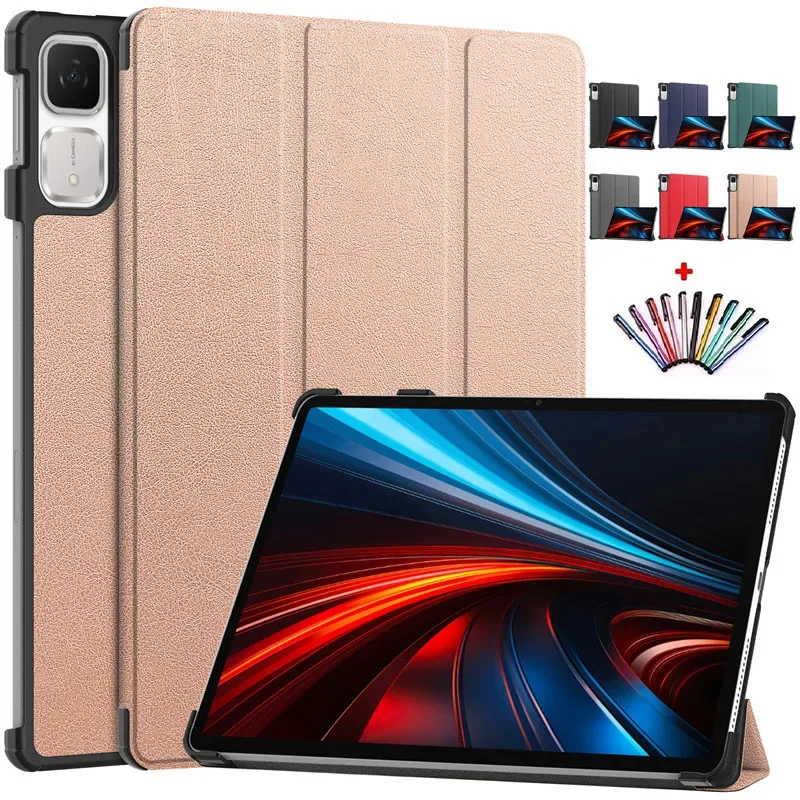 Premium Tri-Fold Shockproof Tablet Case - 11.5-Inch Cover