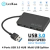 LccKaa USB Hub 3.0 Adapter Rotate High Speed U Disk Reader Splitter 4 Ports USB 3.0 for Computer PC Laptop Mac Mini Accessories 1