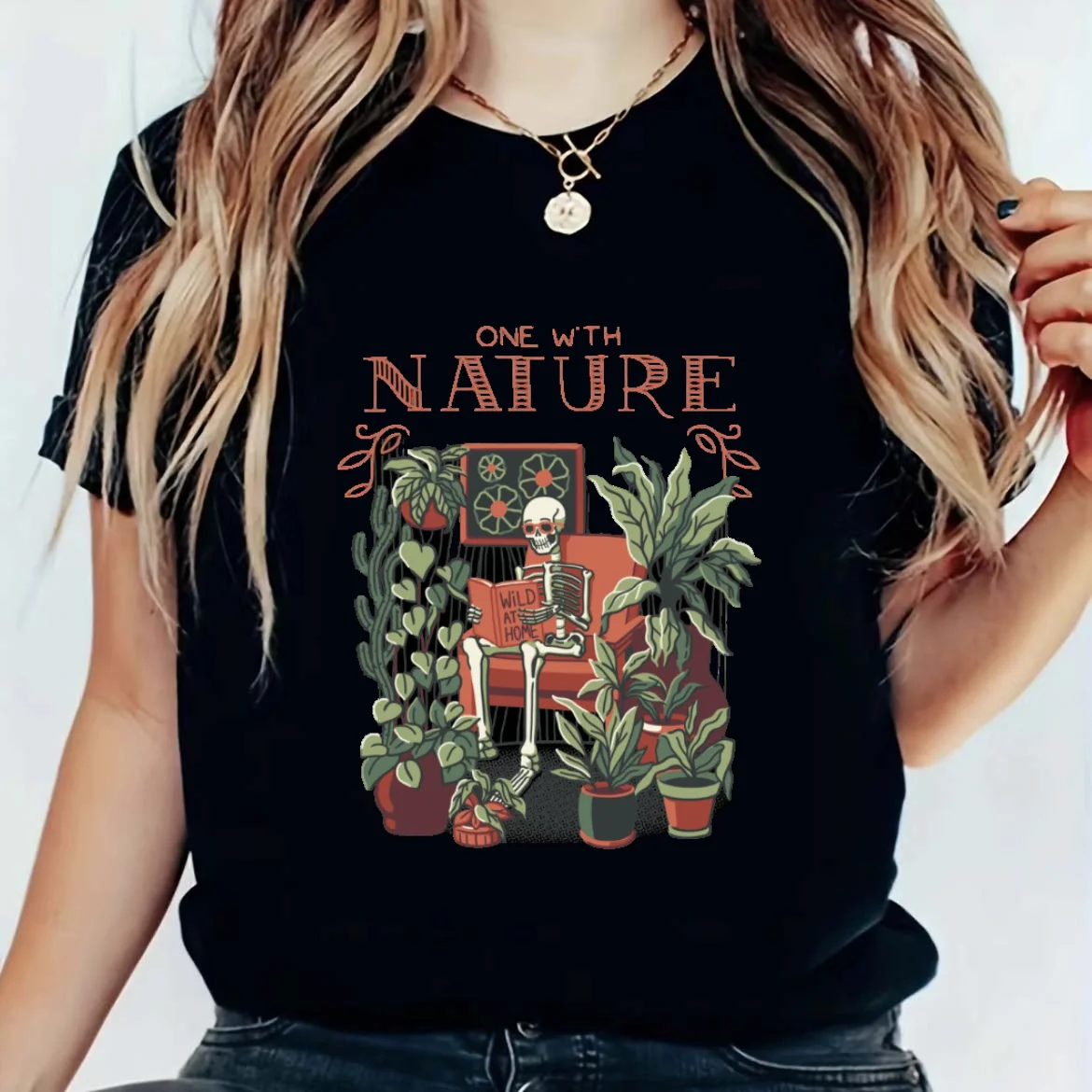 Trendy Women\'s Sweet Style Cute Summer Clothing Printing Fun Versatile Pattern T-Shirt Fashion Short Sleeve Casual T-Shirt.
