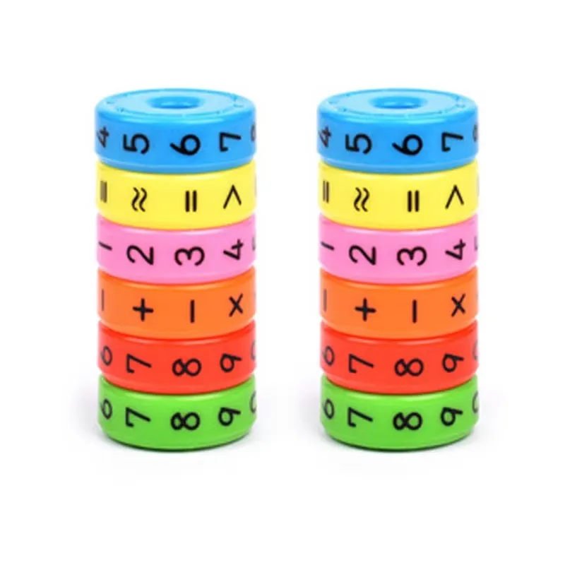 Magnetic Children Math Learning Toy Cylinder Numbers And Symbols Classroom Supplies Montessori Juegos Educativos Para Ni&ntilde;os
