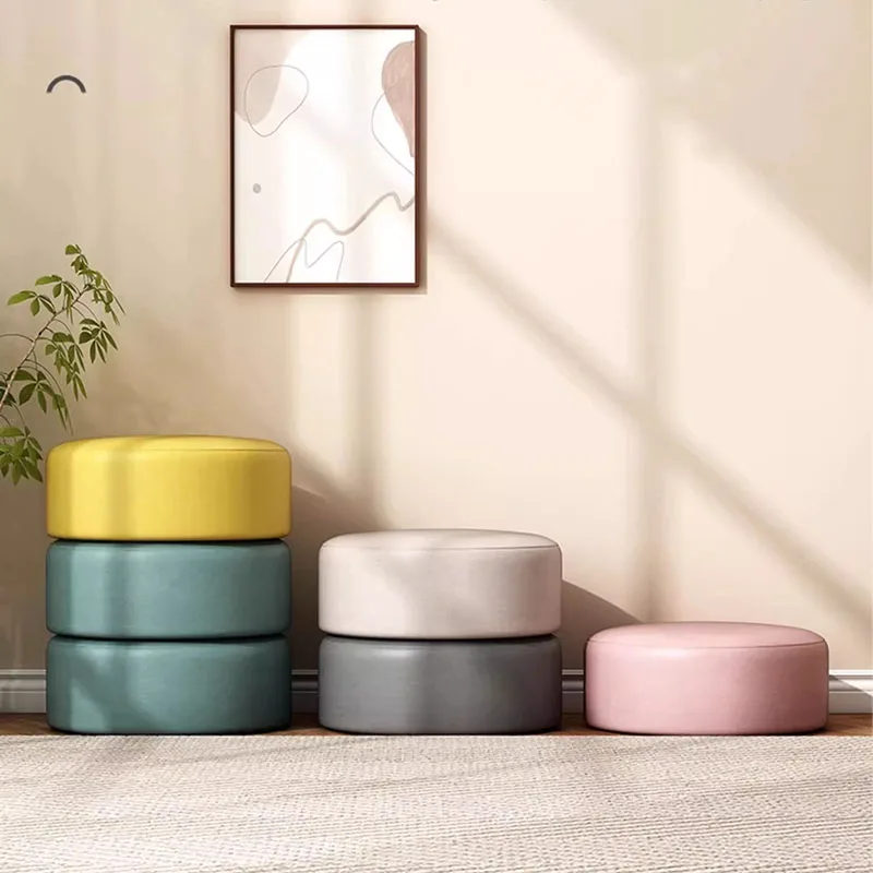 

Modern Fashion Foot Stool Leisure Minimalist Portable Household Step Stools Entryway Apartment Taburete Madera Home Furniture