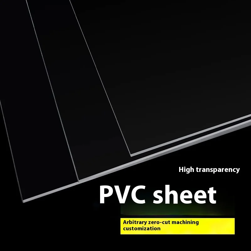 High Transparent Pvc Board Hard Plastic Board DIY Handmade Material Supports Custom Size