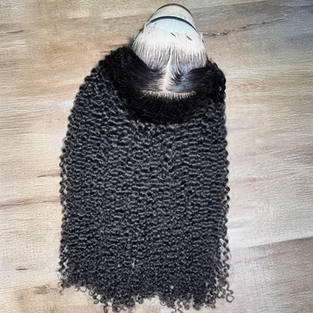7x5 Glueless Wigs 100% Human Hair Ready To Wear Kinky Curly Short Bob Wigs For Women Deep Wave 13x6 Lace Front Wigs Pre Plucked 1