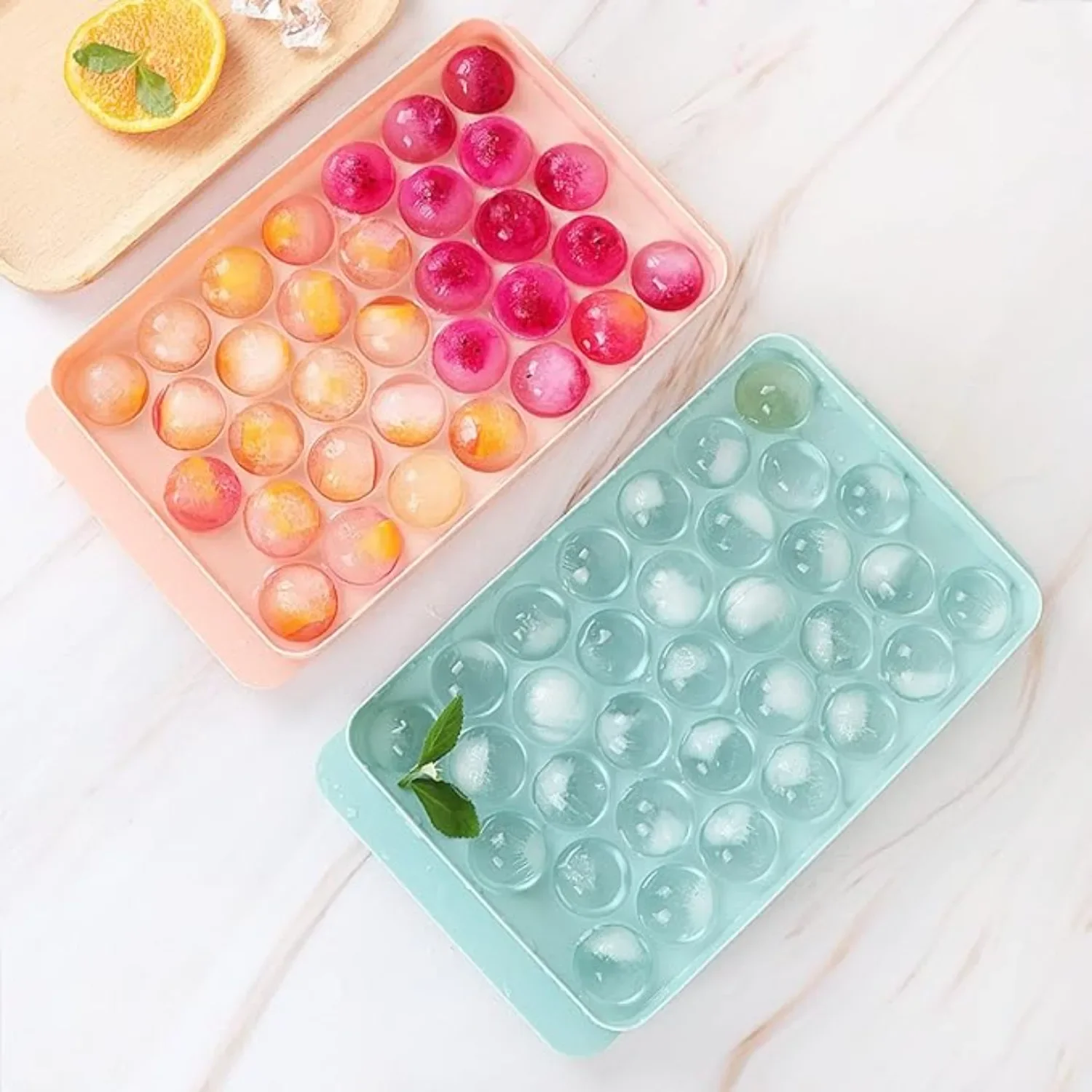 33 Ice Mold Ice Boll Hockey Pp Mold Frozen Whisky Ball Ghiacciolo Ice Cube Cube Vassoio Box Fare Regali Utensili Da Cucina Accessori