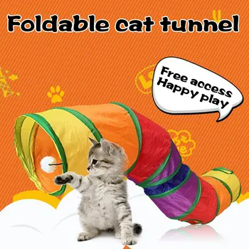 Rainbow Cats Hideout Tunnels Polyester Foldable 1