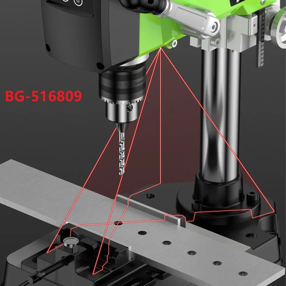 ALLSOME Mini Bench Drill Bench Drilling Machine Variable Speed Drilling Chuck 1-16mm For DIY Wood Metal Electric Tools 5