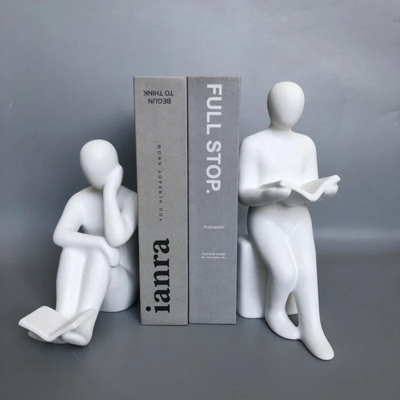 골든 보이 북엔드 북 스탠드 거치대 책장 책상 정리함 선반, 사무실 액세서리 문구, 크리에이티브 2 개