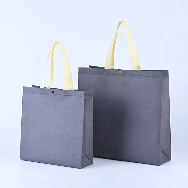 StoBag 25pcs Non-woven Tote Bags Shopping Shoulder Fabric Eco Woman Storage Reusable Portable Pouches Custom Logo(Extra Fee) 5