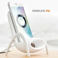 1PC Wireless Charger Compatible For ios Android Phone 15w Fast Charge Sofa Chair Phone Holder Stand For Home Creative Decoration - Image 6