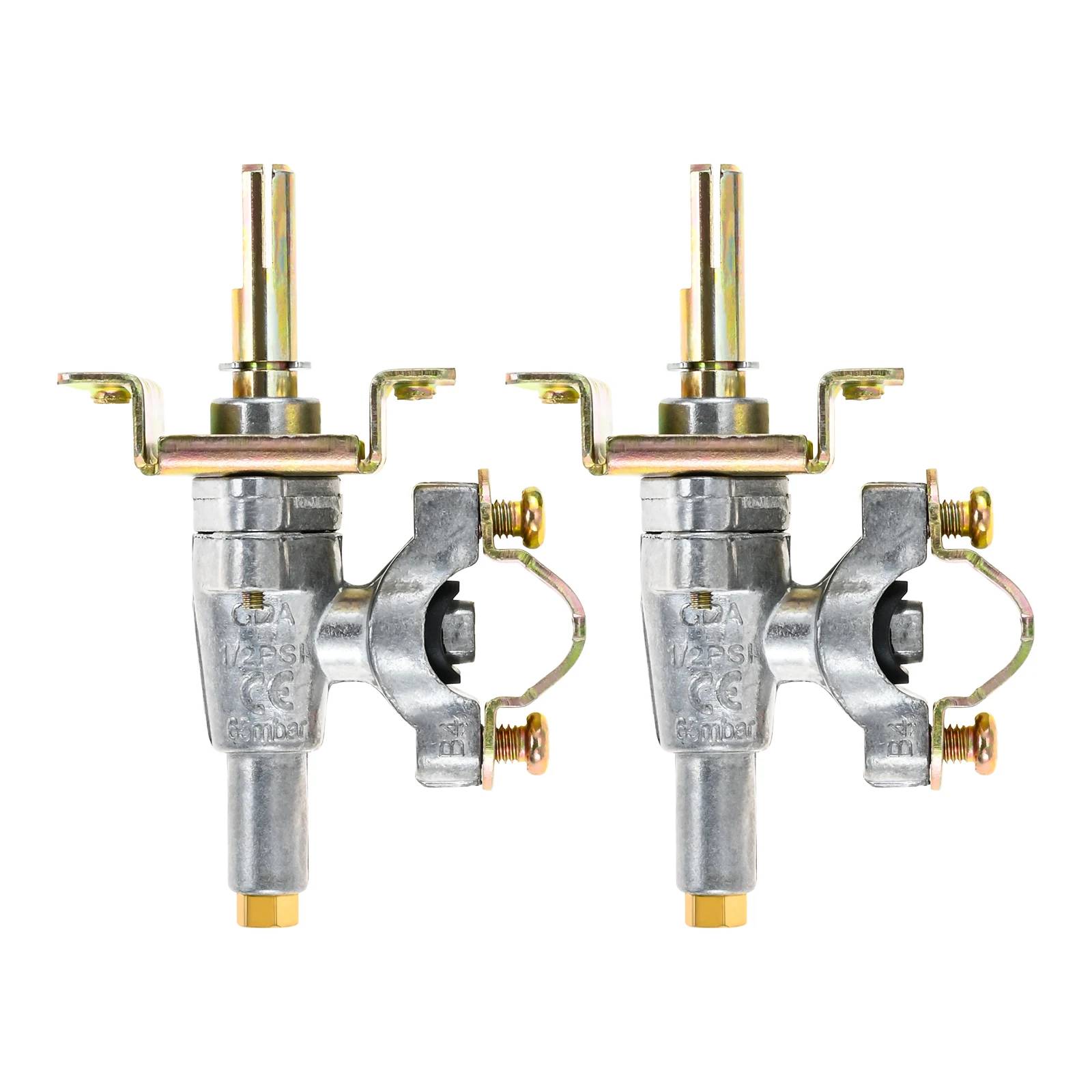 Grill Burner Control Valve 2pcs for Blackstone 36&ldquo; Gas Grill Griddle 1554 Gas Valve Parts