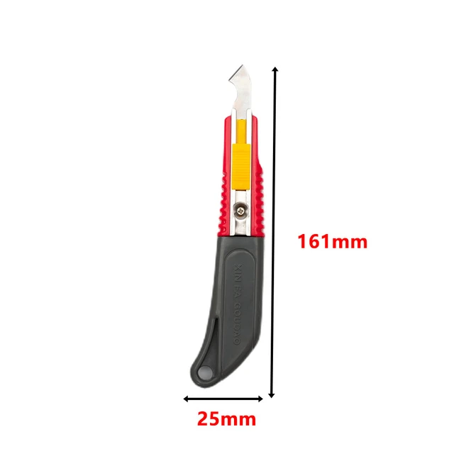 1pc Cutter With 10 Blades For Acrylic Plastic Sheet Cardboard Plexiglass  Professional Utility Hook Knife Precision Cutting Tools