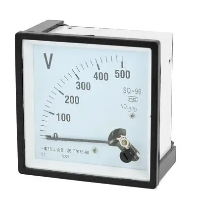 

Voltage Test Gauge AC 0-500V Analog Volt Meter Gauge Voltmeter SQ96