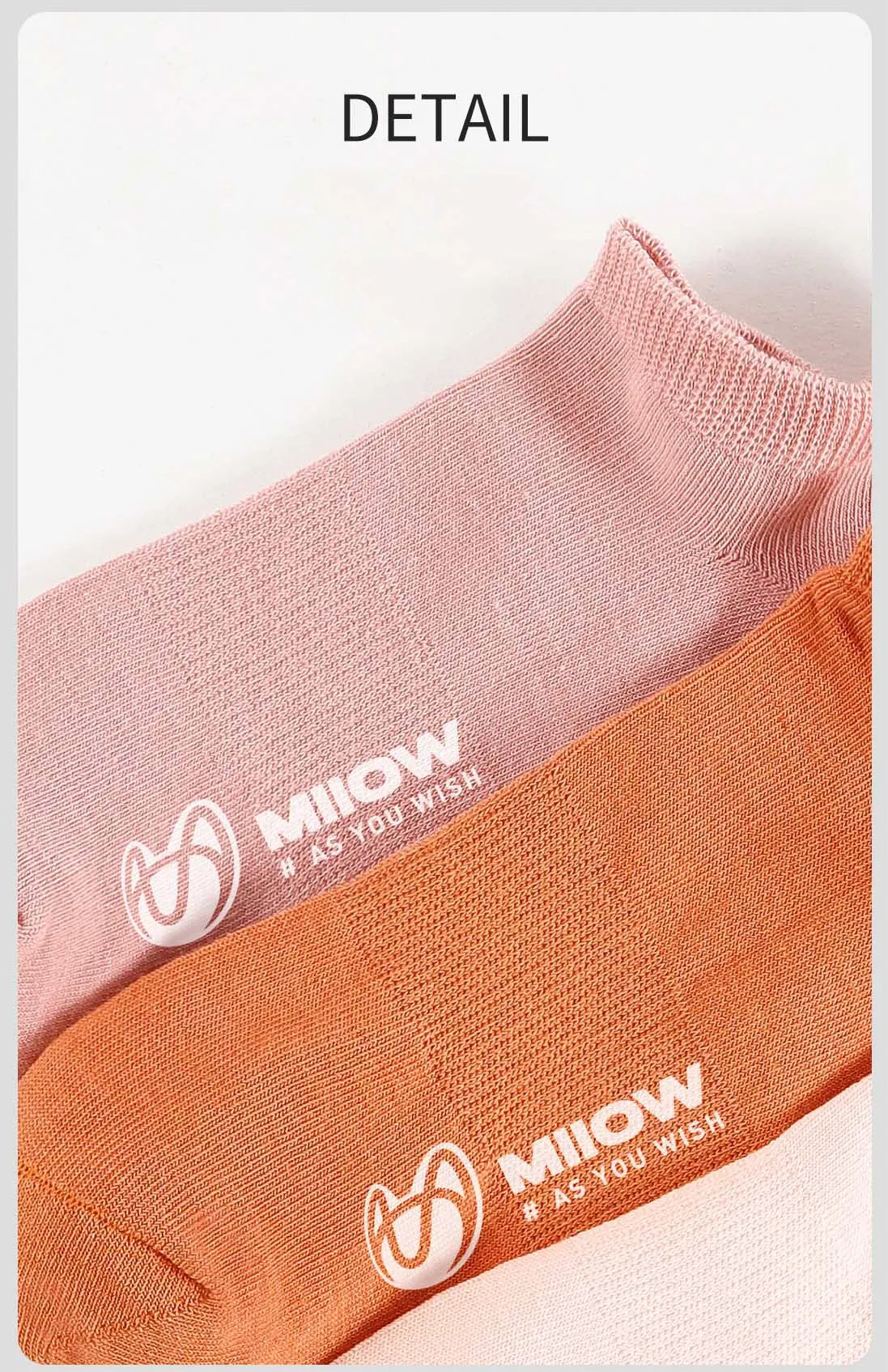 MIIOW 5 Pair Simple Women Socks Breathable Leisure Boat Sock Solid Color Socks Comfortable Cotton Deodorant Socks Anti-wear Feet 76 Se7f089c8c2d441ecbe41674f3115ab569