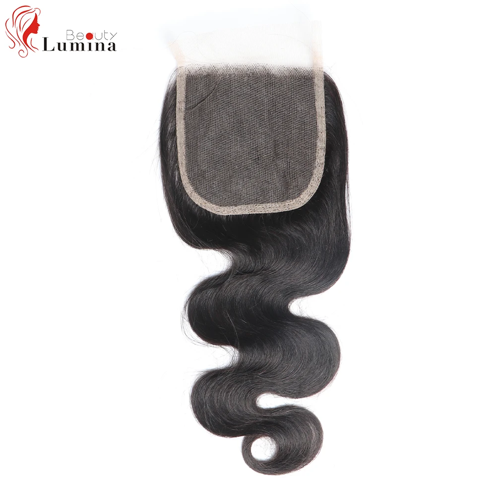 Onda de Água Fechamento do Laço com o Cabelo do Bebê Remy do Cabelo Humano para as Mulheres Arrancado do Laço Brasileiro Fechamento Encaracolado Natural Pré Frontal 4x4 20 Computers & Electronics