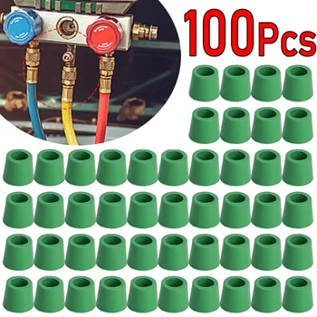 50-100 Pz Auto Aria Condizionata Linea di Riparazione Guarnizione “1/4" Tubo di Ricarica/Riparazione del Collettore O-Ring Guarnizione In Gomma Strumento di Riparazione Auto