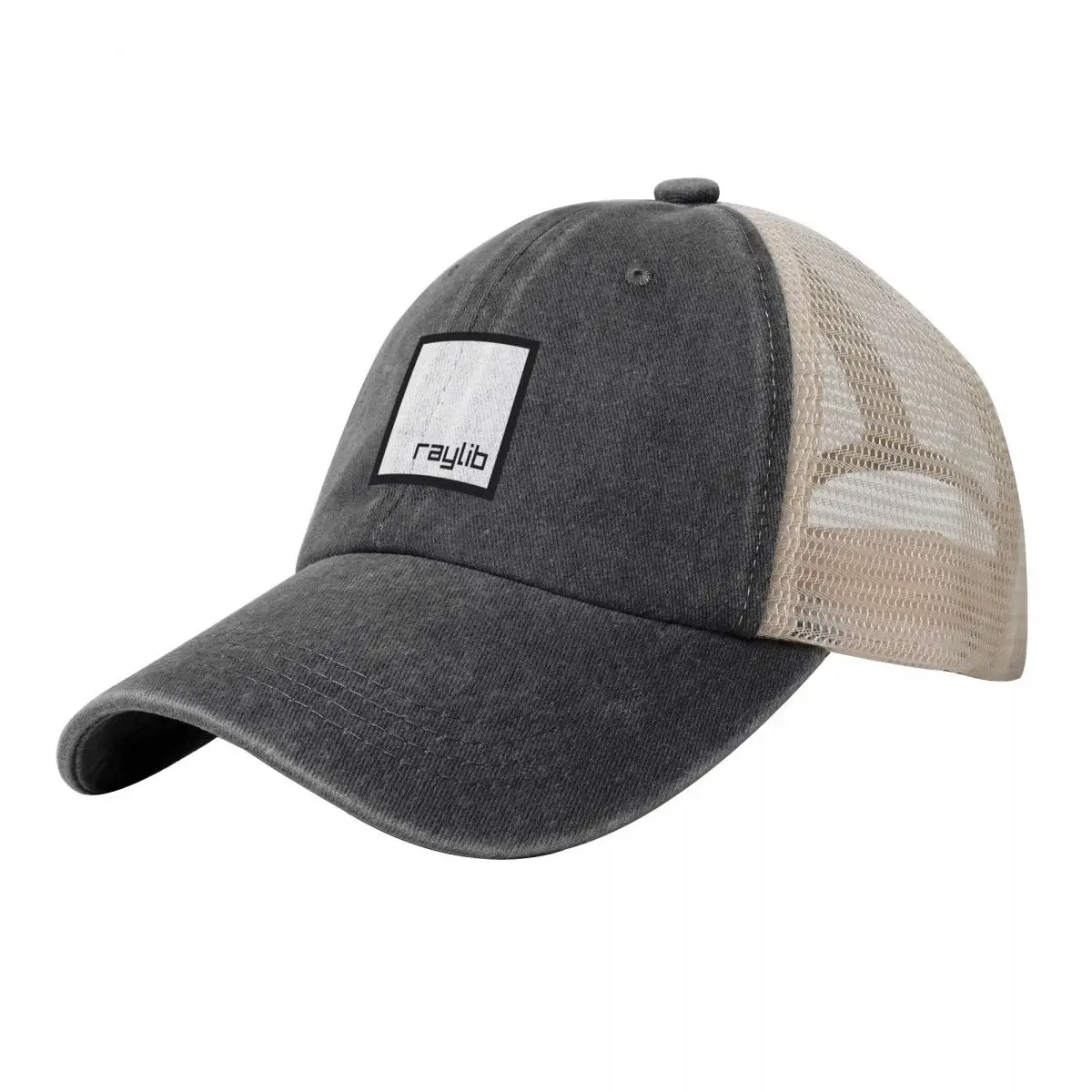

raylib - merch! Cowboy Mesh Baseball Cap Designer Hat Sunscreen Golf Wear Trucker Hats For Men Women's
