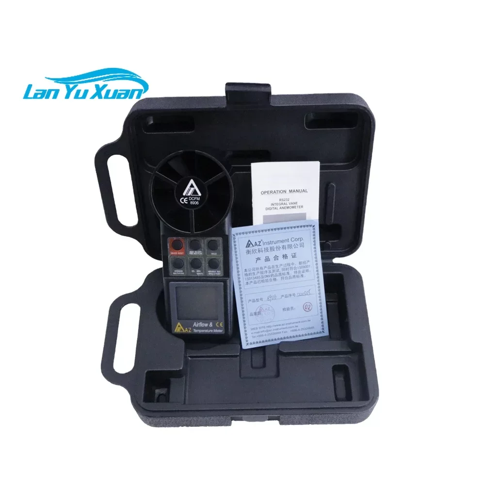 

AZ8906 Digital Anemometer Air Temperature Meter Wind Speed Tester