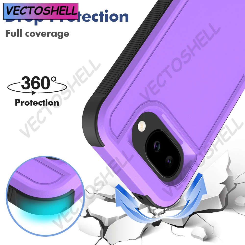 Dual-Layer Military Grade Shockproof Matte Phone Case
