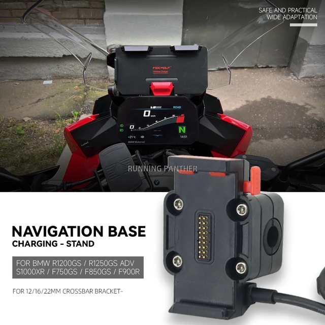 Auto Navigation Halter Halterung Drahtlose Lade Telefon Basis Für