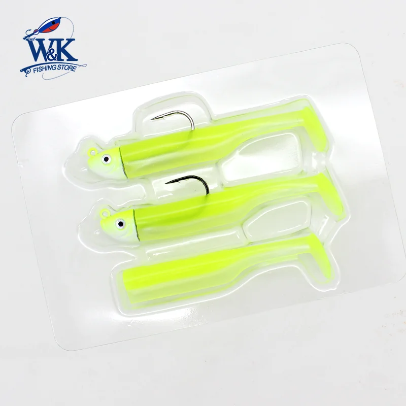 Knowing Esca Bionica, 5 Pezzi Esca da Pesca per Luccio, Esca in Plastica Esca Dura, Esche