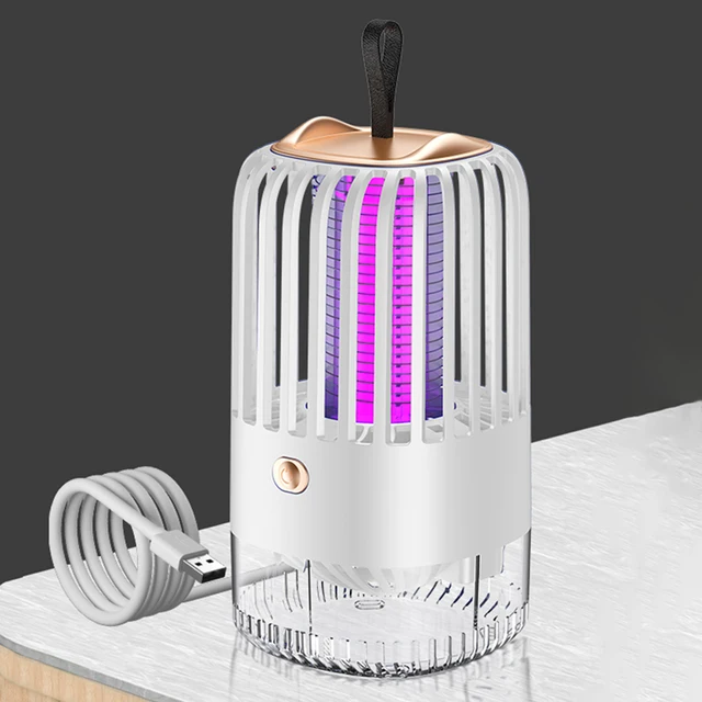 Elektromos Szúnyoggyilkos Csapdám Lámpa Usb Újratölthető 2000 Ma-Os Lítium Akkumulátor Rovarcsapda Ártalmatlan Környezetbarát Nyári Kültéren - Image 3