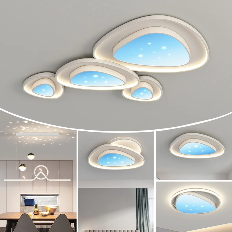 

Современные минималистичные светодиодные люстры для гостиной, креативное личное художественное освещение для всего дома, спальни, потолочные светильники