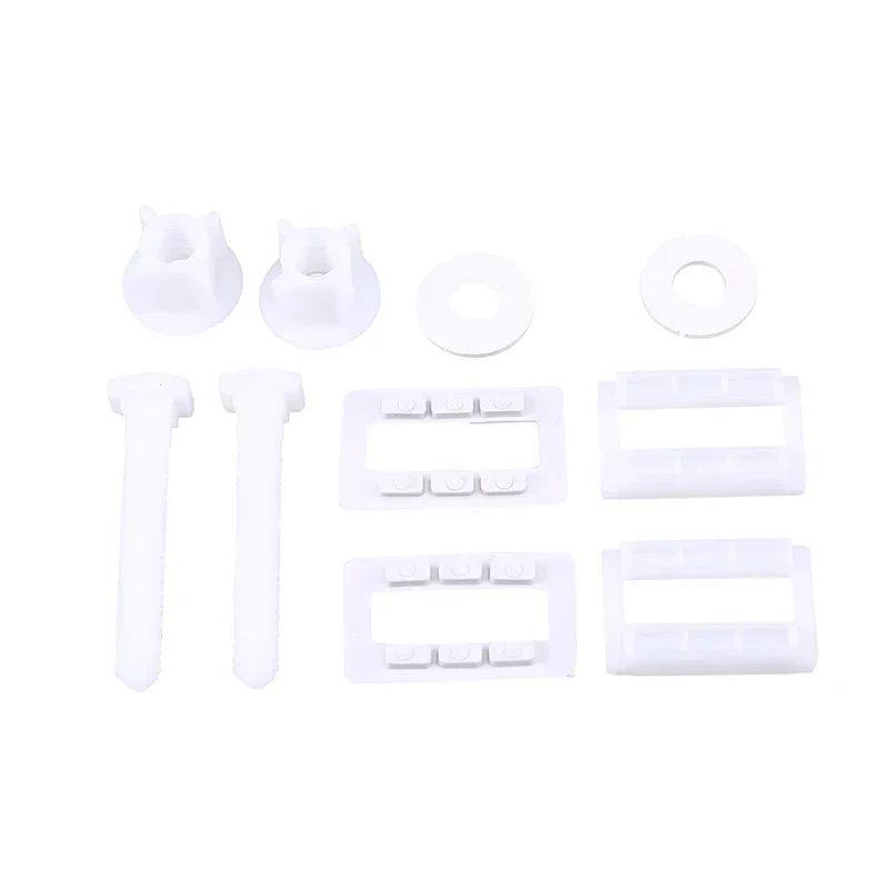 Plastic Toilet Seat Hinge Bolts Screws Universal Toilet Seat Bolts Replacement Fixing Fitting Kit 1Set