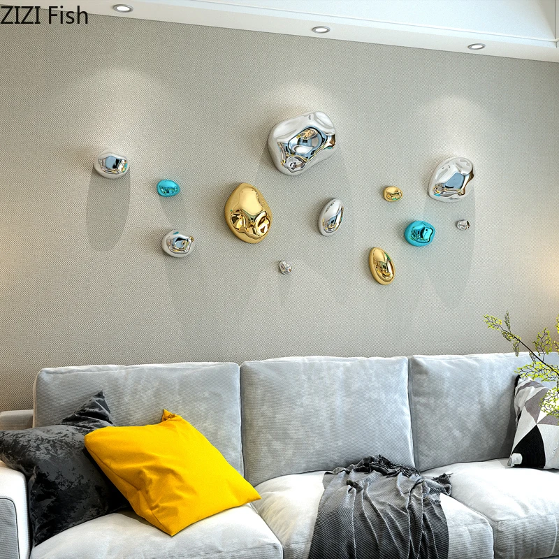 Stereoscopic Stone Wall Hanging Ornaments Room Aesthetics Living Room Wall Background Display Plating Simulation Stone Pendant For wall art decor,wall hanging pendant,crystal wall hanging,glass pendant ornament