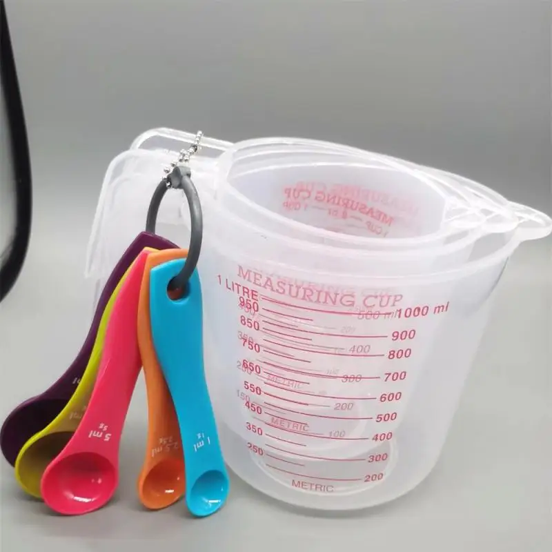 

2024 New 250 Measuring Cup High Transparent With Scale Cup 500 Measuring Cup 1000 Kitchen Baking Measuring Tool Measuring Spoon