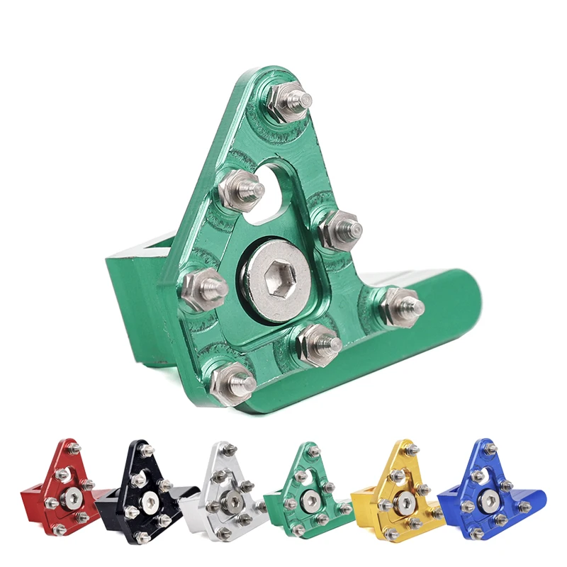 Motorcycle Brake Fastener Motorcycle Folding Brake Head Accessories for Ktm Kawasaki Suzuki Motocross Rear Brake Lever Pedal Pedal Head Aluminum Alloy