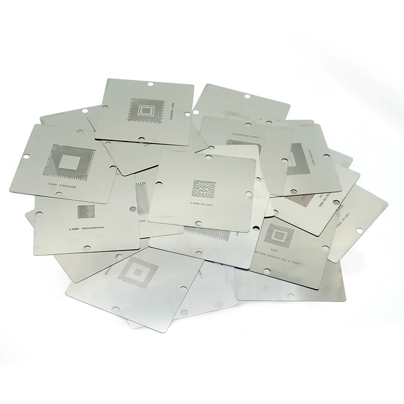 PS3 Xbox 360 Wii 등을 위한 23 개/몫 BGA Reballing 90mm *90mm 게임 콘솔 스텐실