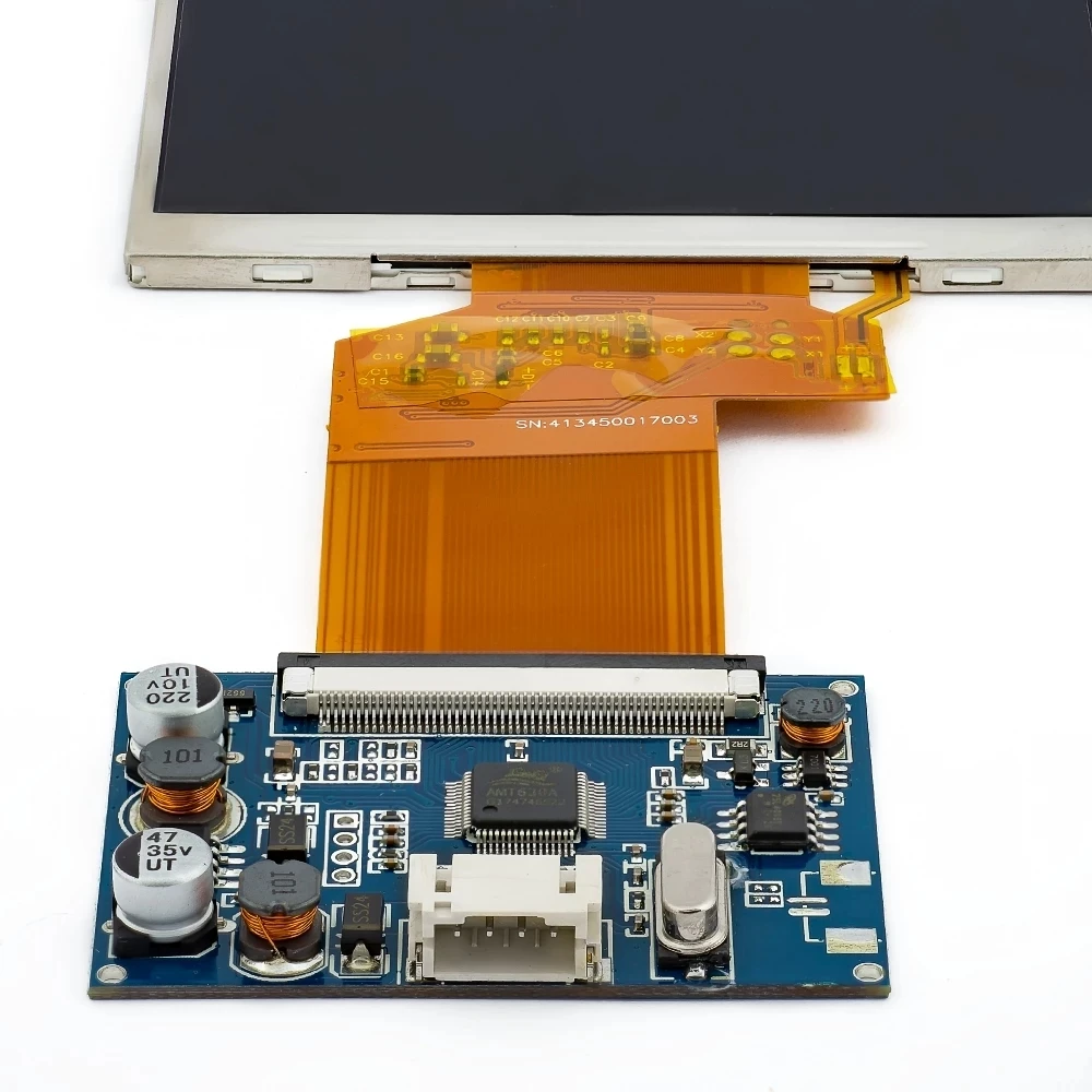 Polegada Lcd Panel Tft Display 35 Entrada Qvga av Transflective Lcd 320x240 para Equipamento de Exploração Luz Solar Display 3.5 - Imagem 5